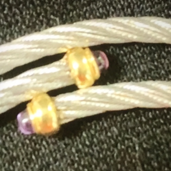 Charriol Cable 18K Gold Diamond Station Bracelet - Picture 7 of 8